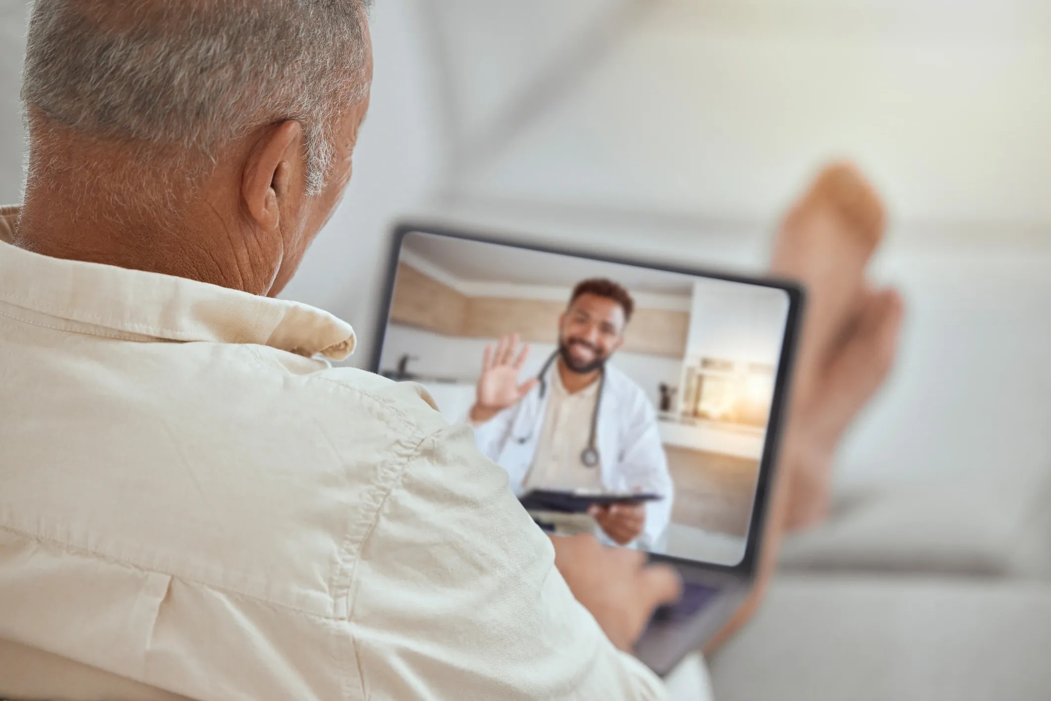 Patient having a consultation with a Green Health doctor